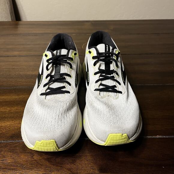 Brooks Ghost Max Shoes Mens Size 11.5 Gray Sneakers Running Athletic Grey - Picture 2 of 7